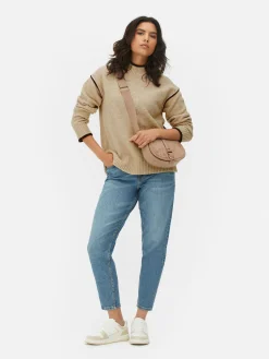 Contrast Stitch Sweater