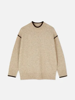 Contrast Stitch Sweater