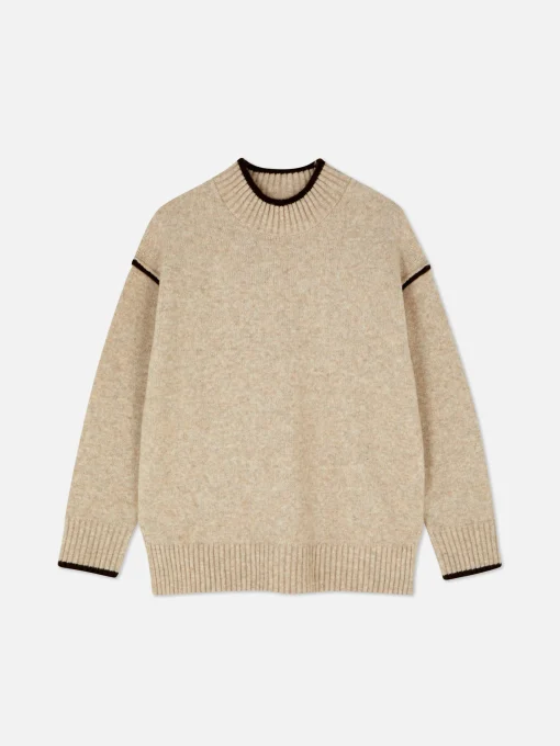 Contrast Stitch Sweater