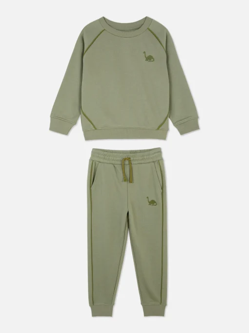 Co-ord Dinosaur Sweatshirt And Joggers Set