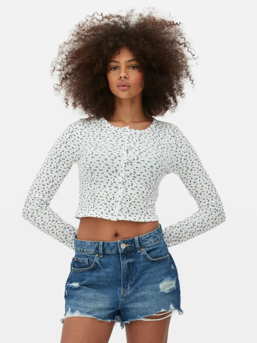 Co-ord Ditsy Floral Cardigan
