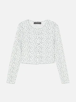 Co-ord Ditsy Floral Cardigan