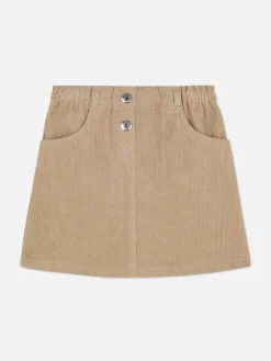 Corduroy Pocket Skirt