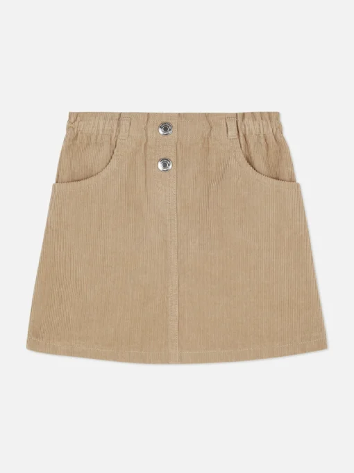 Corduroy Pocket Skirt