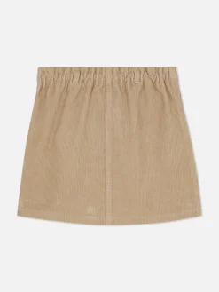 Corduroy Pocket Skirt
