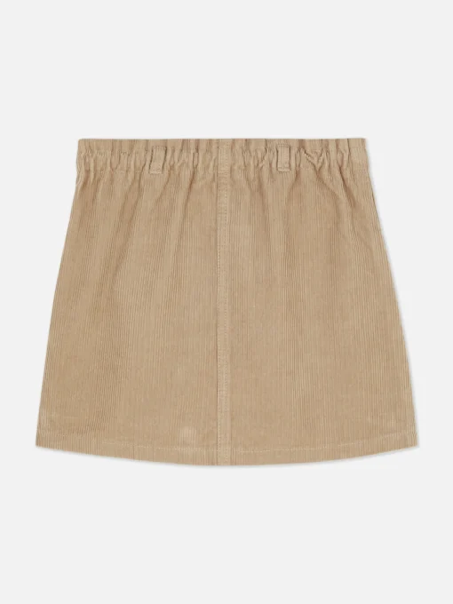 Corduroy Pocket Skirt