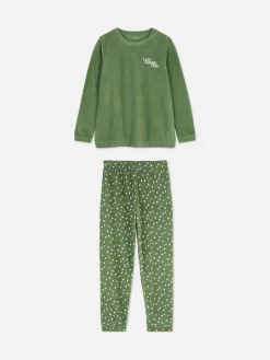 Cozy Fleece Long Sleeve Pajamas