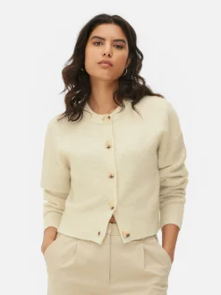 Crew Neck Cardigan