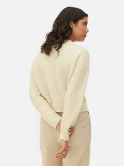 Crew Neck Cardigan