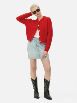 Crew Neck Cardigan