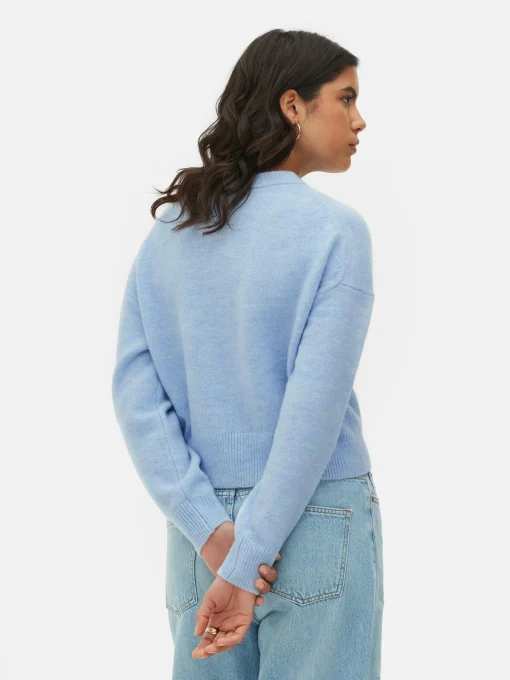 Crew Neck Cardigan