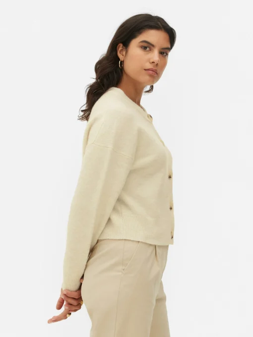 Crew Neck Cardigan