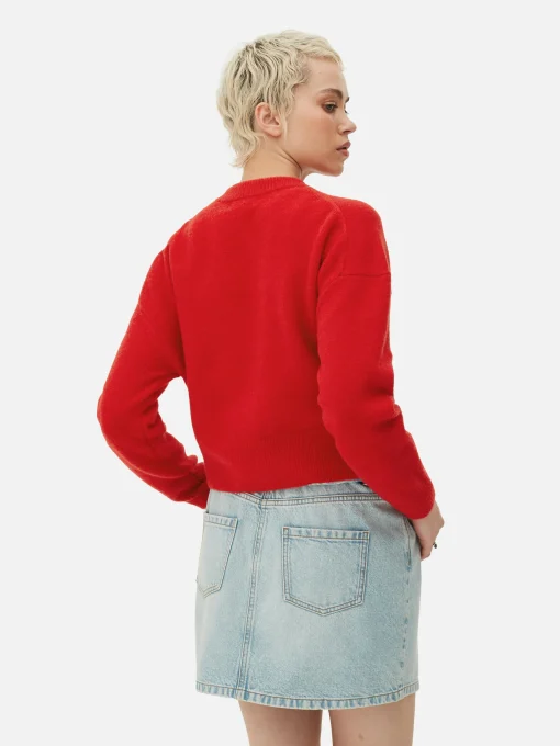 Crew Neck Cardigan