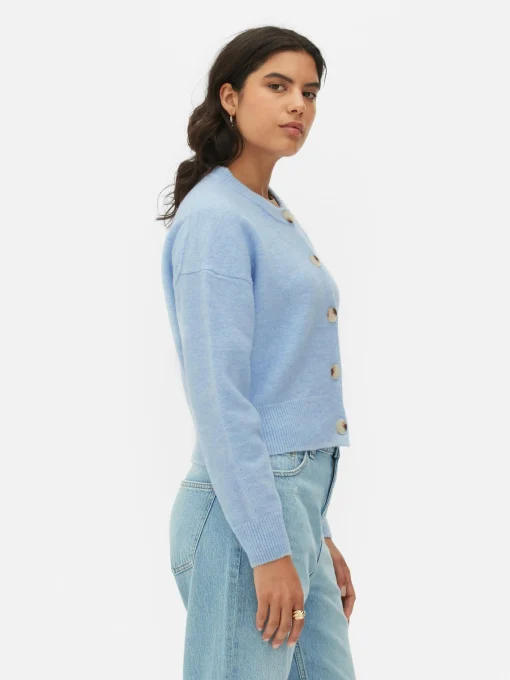 Crew Neck Cardigan