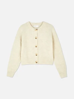 Crew Neck Cardigan