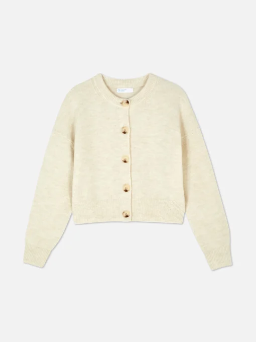 Crew Neck Cardigan