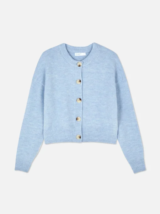 Crew Neck Cardigan