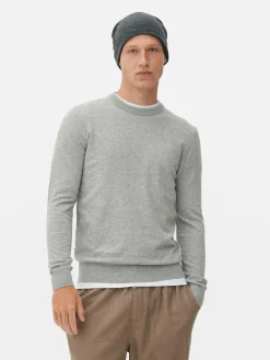 Crew Neck Fine Knit Sweater