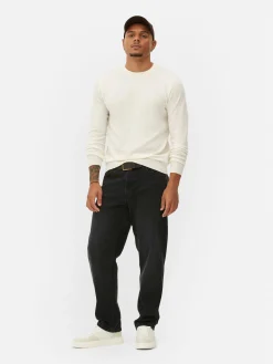 Crew Neck Fine Knit Sweater