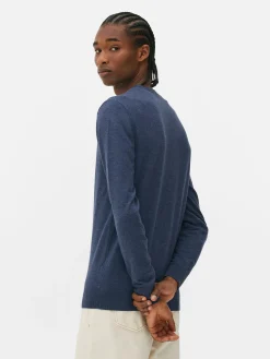 Crew Neck Fine Knit Sweater