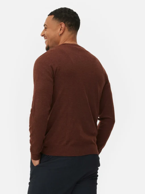 Crew Neck Fine Knit Sweater