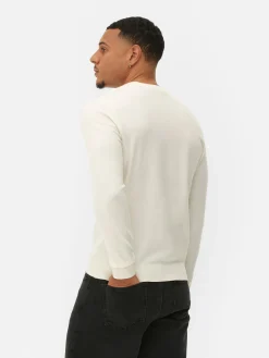 Crew Neck Fine Knit Sweater
