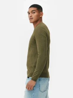 Crew Neck Fine Knit Sweater