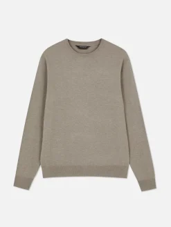Crew Neck Fine Knit Sweater
