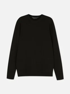 Crew Neck Fine Knit Sweater