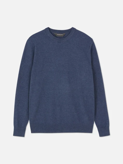 Crew Neck Fine Knit Sweater