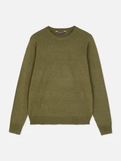 Crew Neck Fine Knit Sweater