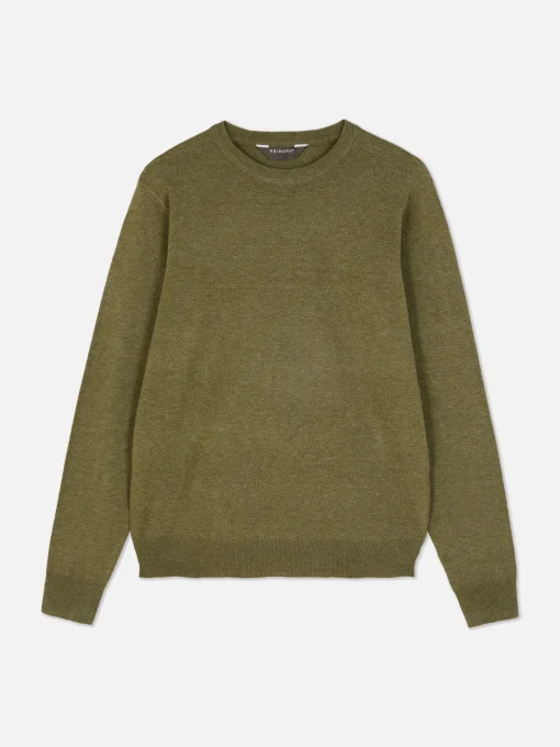 Crew Neck Fine Knit Sweater