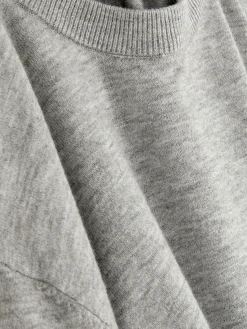 Crew Neck Fine Knit Sweater