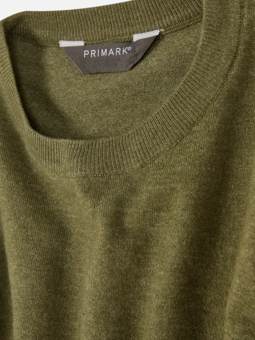 Crew Neck Fine Knit Sweater