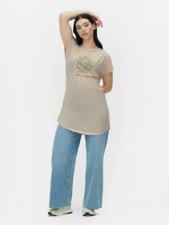 Crew Neck Long T-Shirt