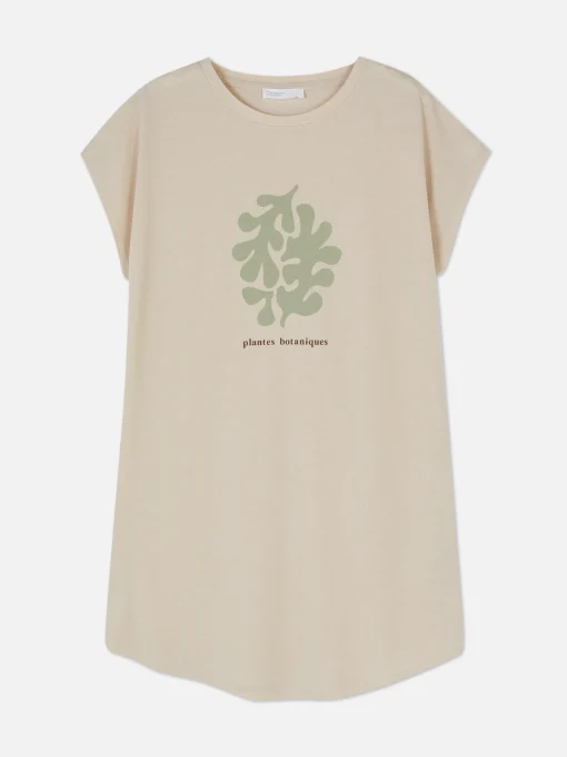 Crew Neck Long T-Shirt