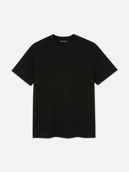 Crew Neck Waffle T-Shirt