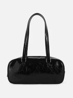 Crinkle Texture Shoulder Bag