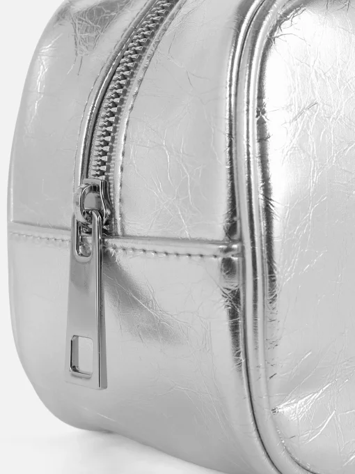 Crinkle Texture Shoulder Bag