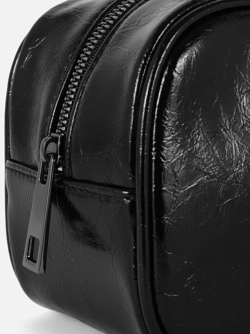 Crinkle Texture Shoulder Bag