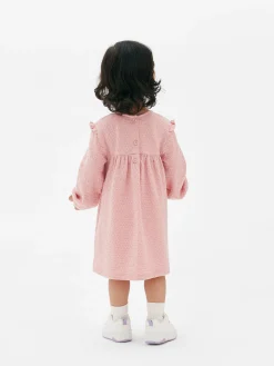 Crinkled Ruffle Dress