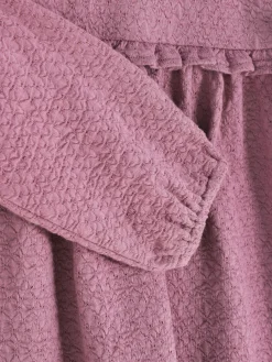 Crinkled Ruffle Dress