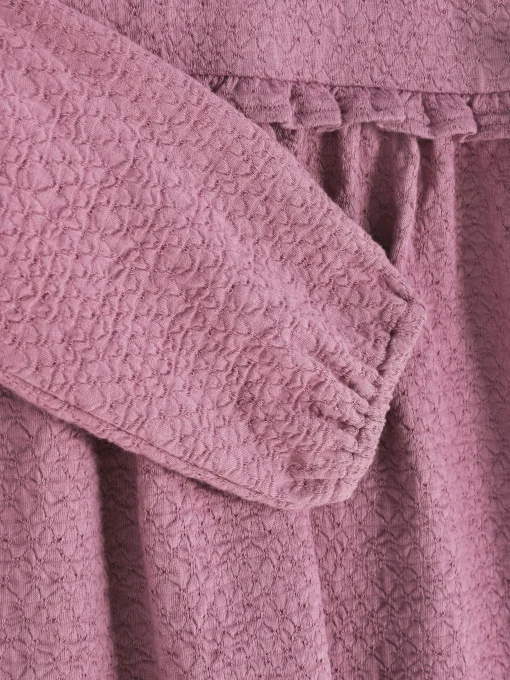 Crinkled Ruffle Dress