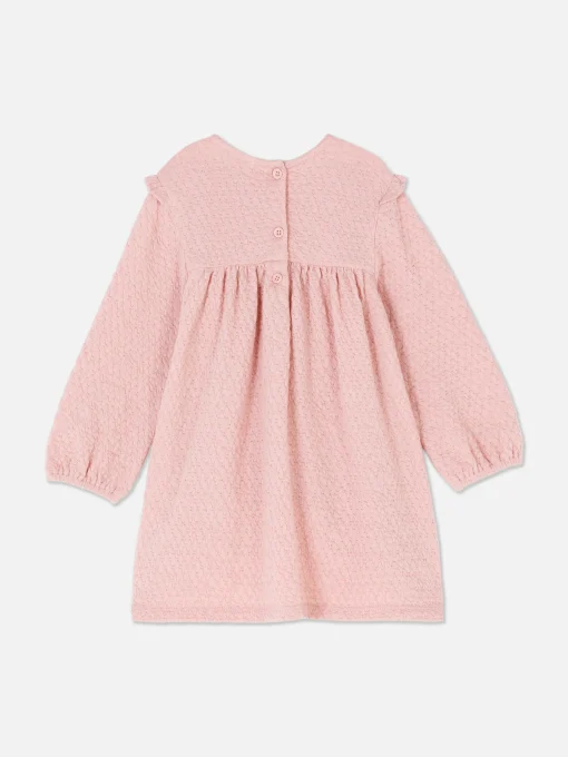 Crinkled Ruffle Dress