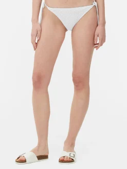 Crochet Side Tie Bikini Briefs
