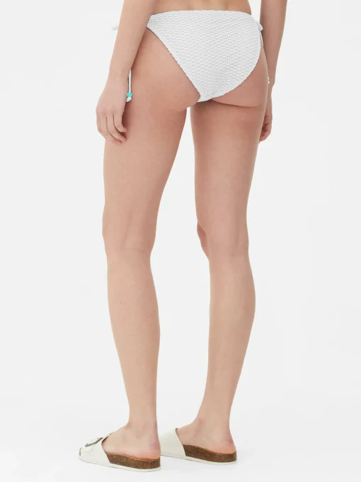 Crochet Side Tie Bikini Briefs