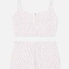Cropped Cami And Shorts Pajama Set