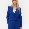 Cropped Double-Breasted Blazer