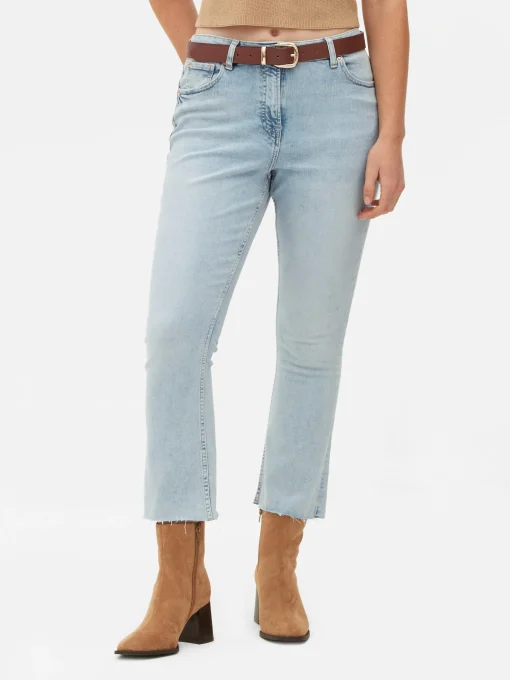 Cropped Flared Jeans