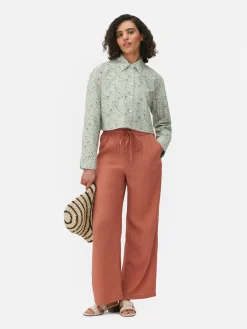 Cropped Oxford Shirt